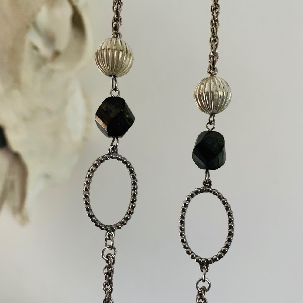 Silvertone Rachel Long Necklace